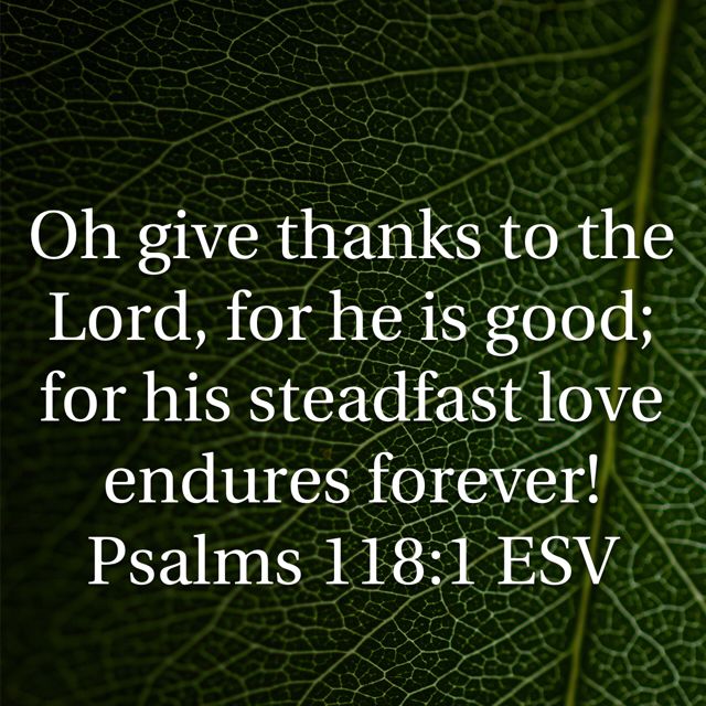 Oh Give Thanks to the Lord!